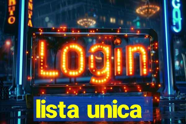 lista unica